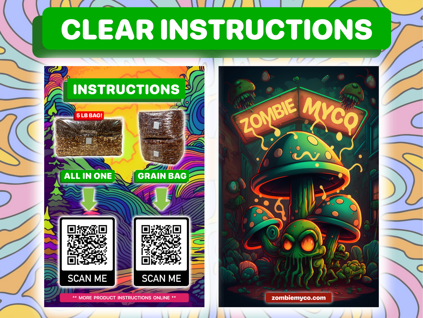 It's Magic™ | 6lb Jumbo Size | Mushroom Grow Bag | All In One Mushroom Grow Kit (6lb)